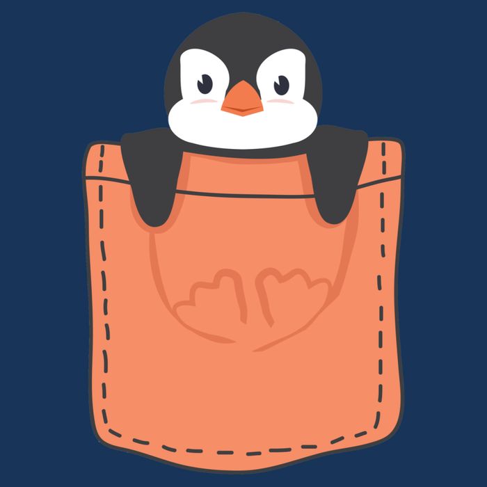 Cute Penguin In Pocket Cool Comfort Performance Bucket Hat