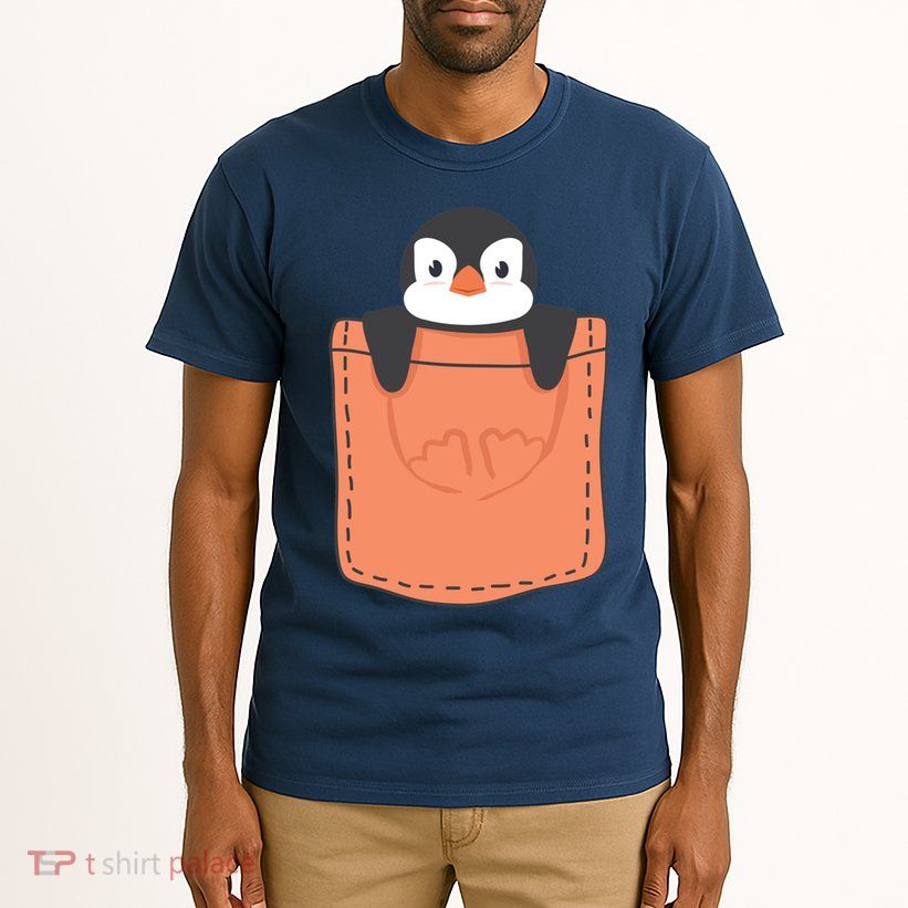 Cute Penguin In Pocket Tall T-Shirt