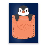 Cute Penguin In Pocket Poster