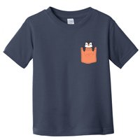 Cute Penguin In Pocket Toddler T-Shirt