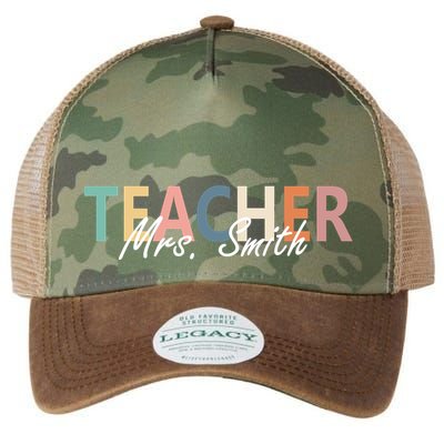Cute Personalize Teacher Customizable Gift Custom Legacy Tie Dye Trucker Hat