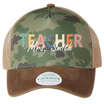 Cute Personalize Teacher Customizable Gift Custom Legacy Tie Dye Trucker Hat