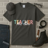 Cute Personalize Teacher Customizable Gift Custom Tall T-Shirt