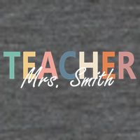 Cute Personalize Teacher Customizable Gift Custom Tall T-Shirt