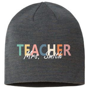 Cute Personalize Teacher Customizable Gift Custom Sustainable Beanie