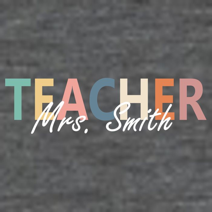 Cute Personalize Teacher Customizable Gift Custom Magnet