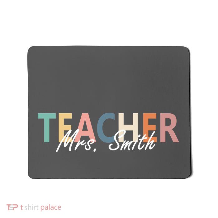 Cute Personalize Teacher Customizable Gift Custom Mousepad