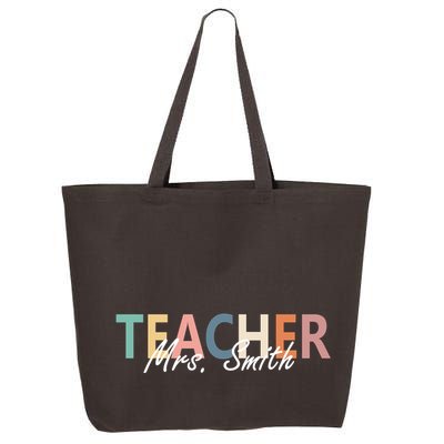 Cute Personalize Teacher Customizable Gift Custom 25L Jumbo Tote