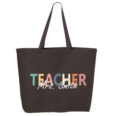 Cute Personalize Teacher Customizable Gift Custom 25L Jumbo Tote