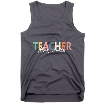 Cute Personalize Teacher Customizable Gift Custom Tank Top