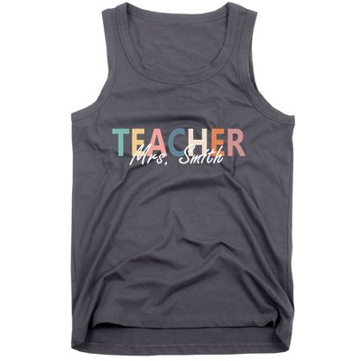 Cute Personalize Teacher Customizable Gift Custom Tank Top