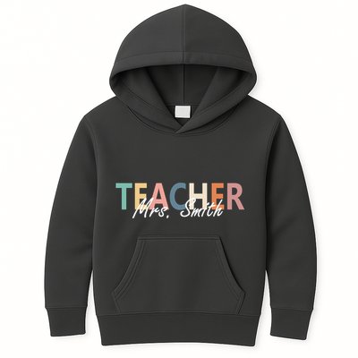 Cute Personalize Teacher Customizable Gift Custom Kids Hoodie