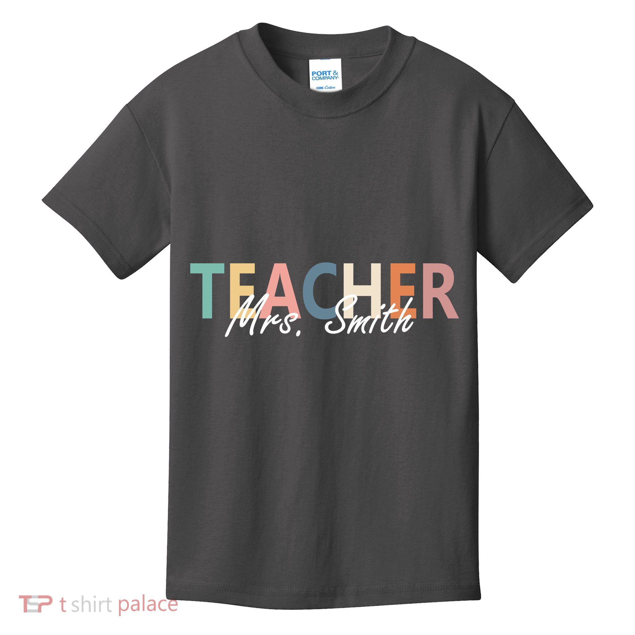 Cute Personalize Teacher Customizable Gift Custom Kids T-Shirt