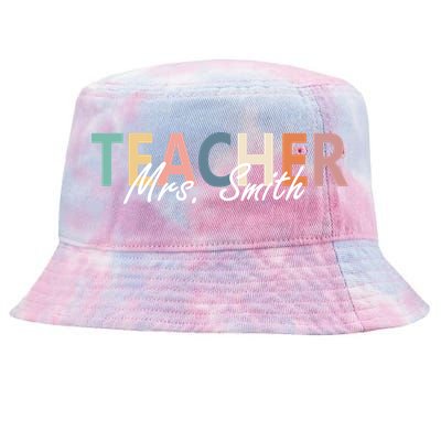 Cute Personalize Teacher Customizable Gift Custom Tie-Dyed Bucket Hat