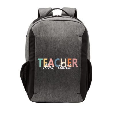 Cute Personalize Teacher Customizable Gift Custom Vector Backpack