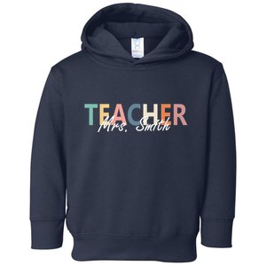 Cute Personalize Teacher Customizable Gift Custom Toddler Hoodie