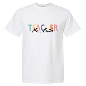 Cute Personalize Teacher Customizable Gift Custom Garment-Dyed Heavyweight T-Shirt