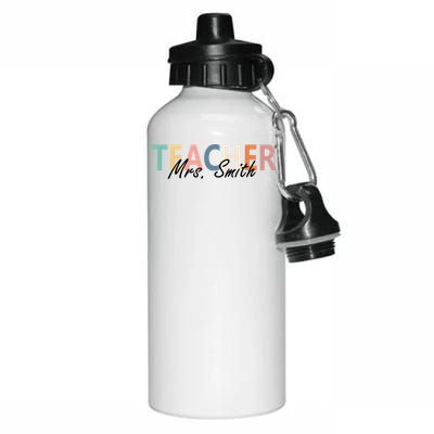 Cute Personalize Teacher Customizable Gift Custom Aluminum Water Bottle