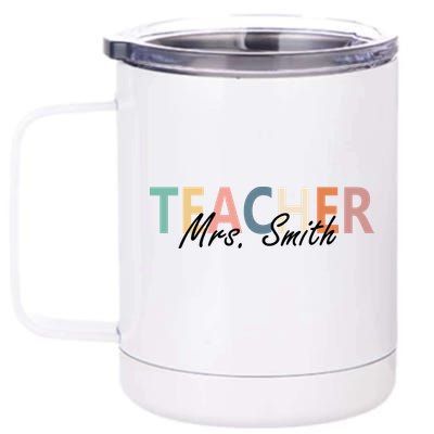 Cute Personalize Teacher Customizable Gift Custom 12 oz Stainless Steel Tumbler Cup