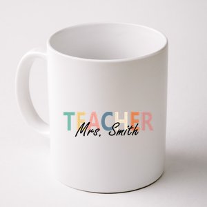 Cute Personalize Teacher Customizable Gift Custom Coffee Mug