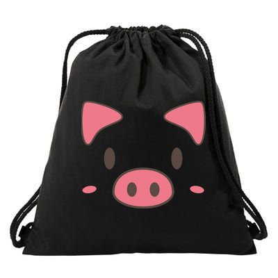 Cute Piggy Face Halloween Costume Drawstring Bag