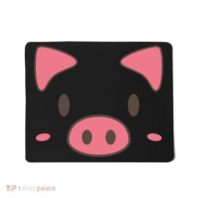 Cute Piggy Face Halloween Costume Mousepad