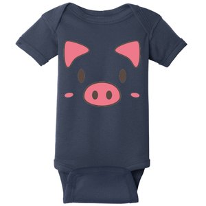 Cute Piggy Face Halloween Costume Baby Bodysuit