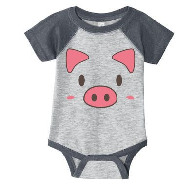 Cute Piggy Face Halloween Costume Infant Baby Jersey Bodysuit