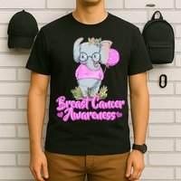 Cute Pink Elephant Breast Cancer Awareness T-Shirt