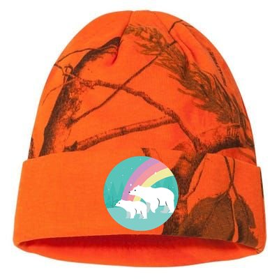 Cute Polar Bears Rainbow Kati Licensed 12" Camo Beanie