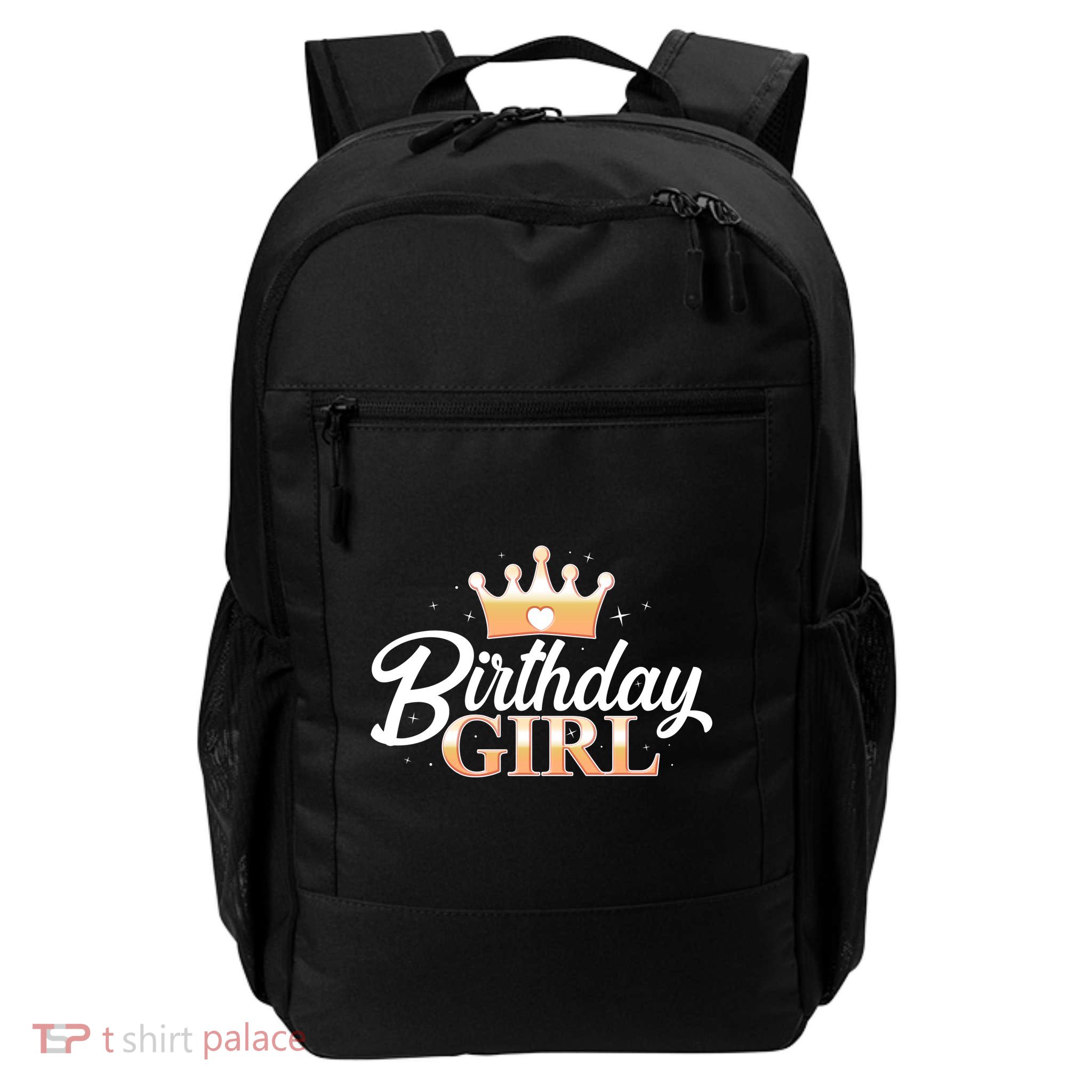 Cute Princess Tiara Birthday Girl  Daily Commute Backpack