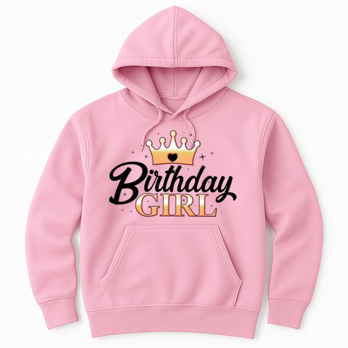 Cute Princess Tiara Birthday Girl  Hoodie