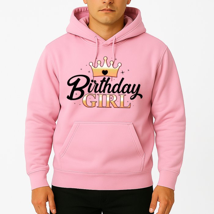Cute Princess Tiara Birthday Girl  Hoodie