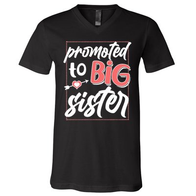 Cute Promoted To BIG Sister V-Neck T-Shirt