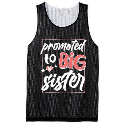 Cute Promoted To BIG Sister Mesh Reversible Basketball Jersey Tank