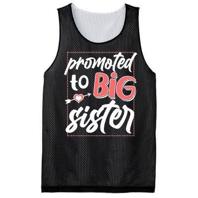 Cute Promoted To BIG Sister Mesh Reversible Basketball Jersey Tank