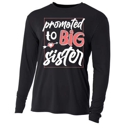 Cute Promoted To BIG Sister Cooling Performance Long Sleeve Crew