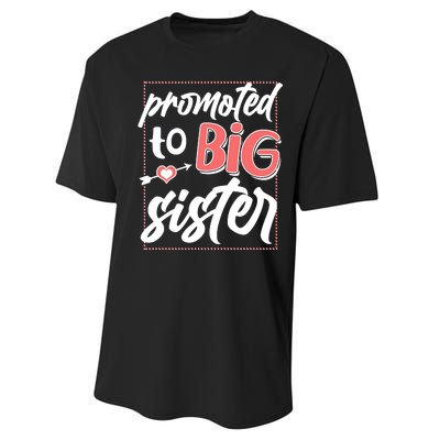 Cute Promoted To BIG Sister Performance Sprint T-Shirt