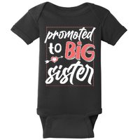 Cute Promoted To BIG Sister Baby Bodysuit