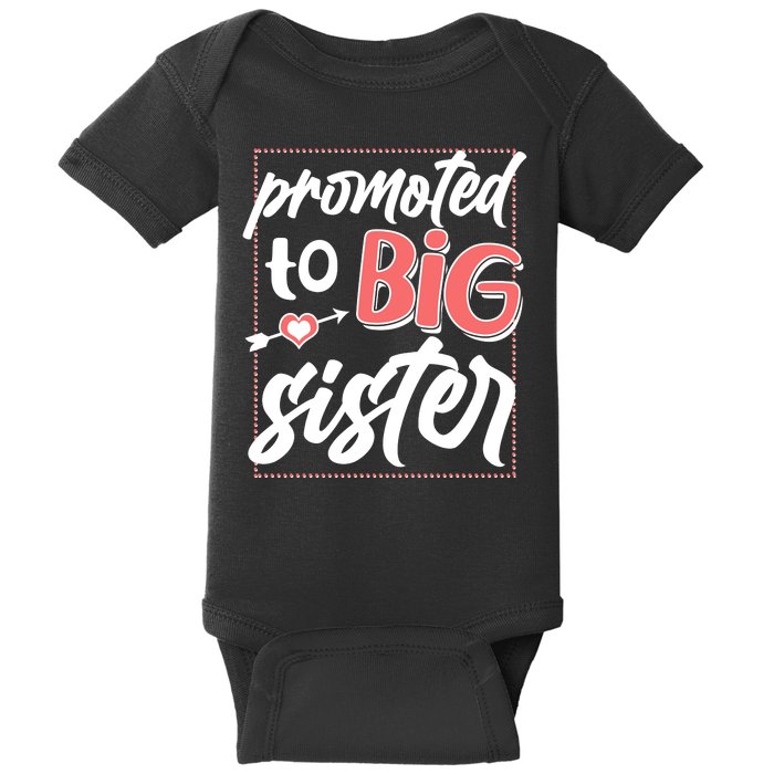 Cute Promoted To BIG Sister Baby Bodysuit