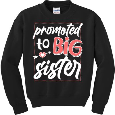 Cute Promoted To BIG Sister Kids Sweatshirt