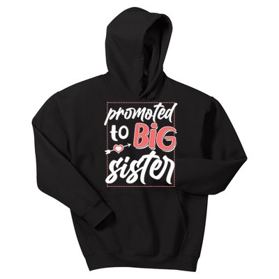 Cute Promoted To BIG Sister Kids Hoodie