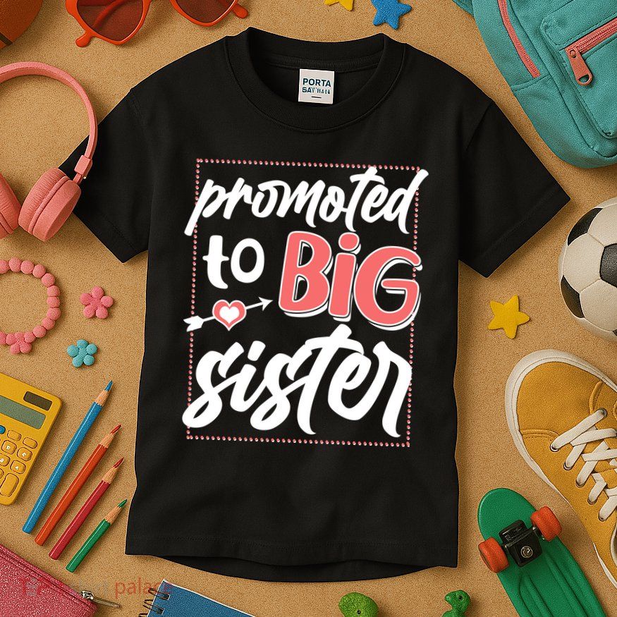 Cute Promoted To BIG Sister Kids T-Shirt