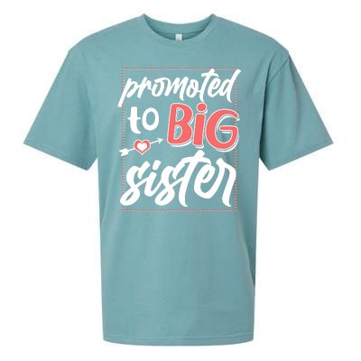 Cute Promoted To BIG Sister Sueded Cloud Jersey T-Shirt