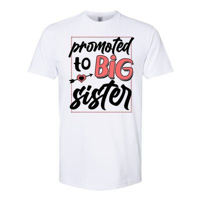 Cute Promoted To BIG Sister Softstyle CVC T-Shirt