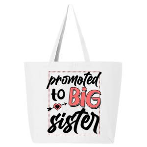 Cute Promoted To BIG Sister 25L Jumbo Tote