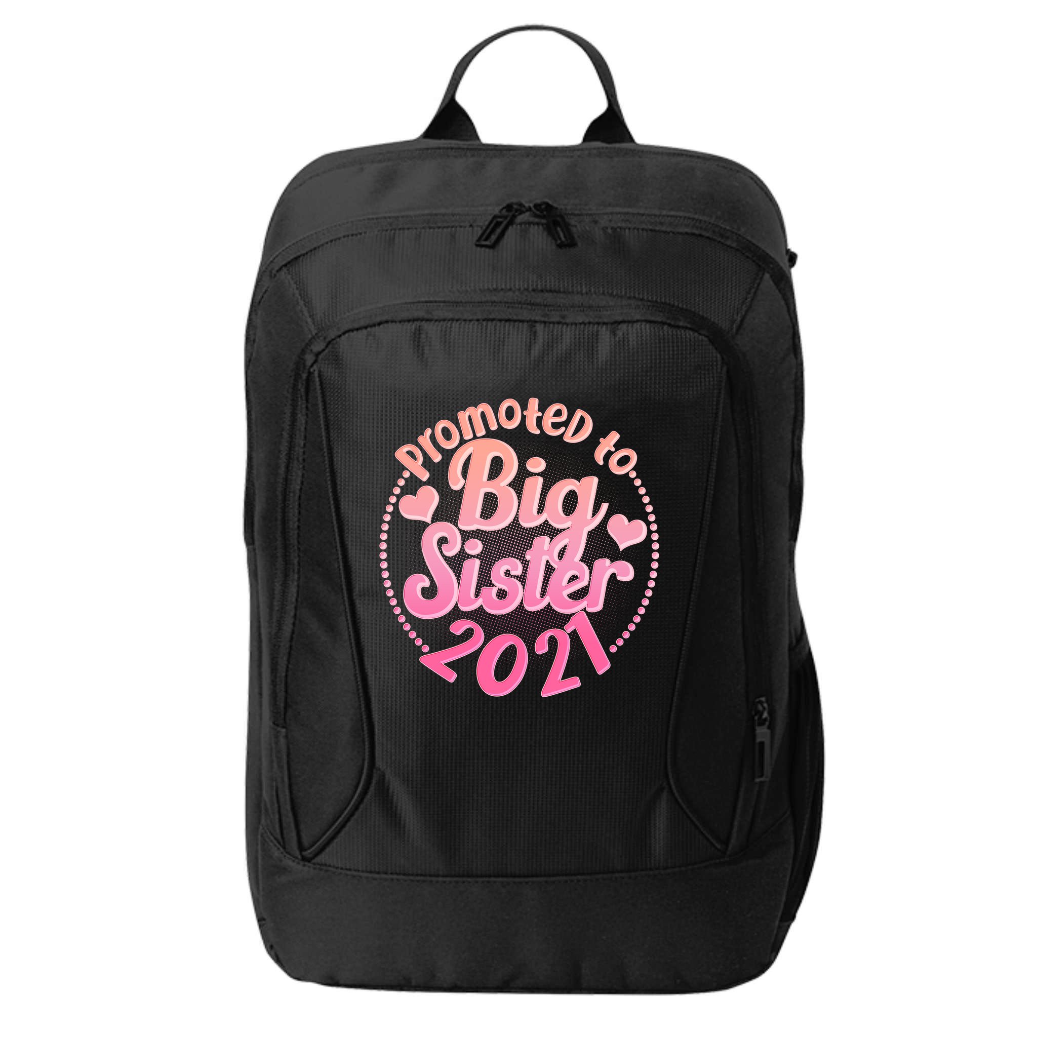 Cute Promoted To Big Sister 2021 City Backpack