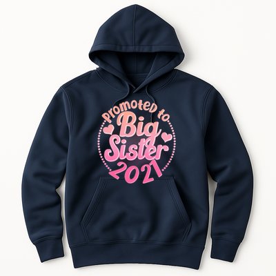 Cute Promoted To Big Sister 2021 Hoodie