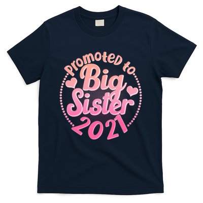 Cute Promoted To Big Sister 2021 T-Shirt
