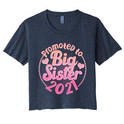 Cute Promoted To Big Sister 2021 Crop Top